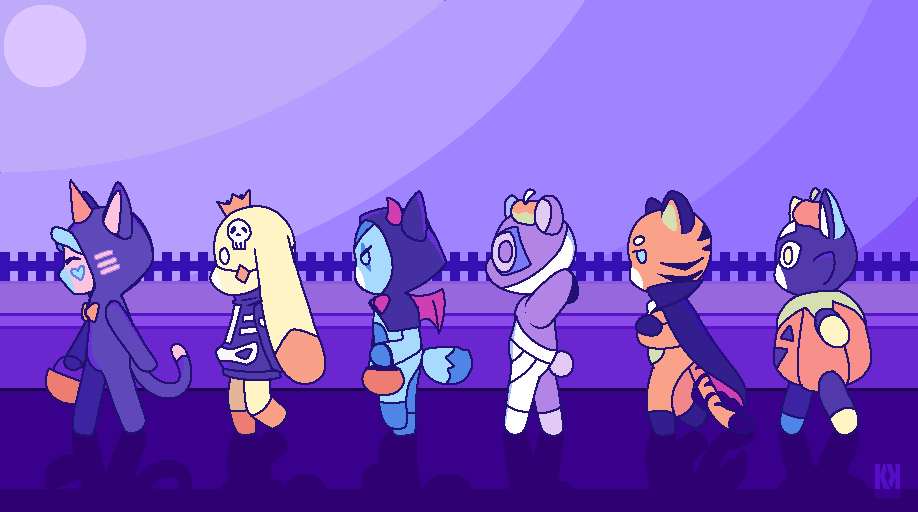 KREW Teddies Trick-or-Treat GIF